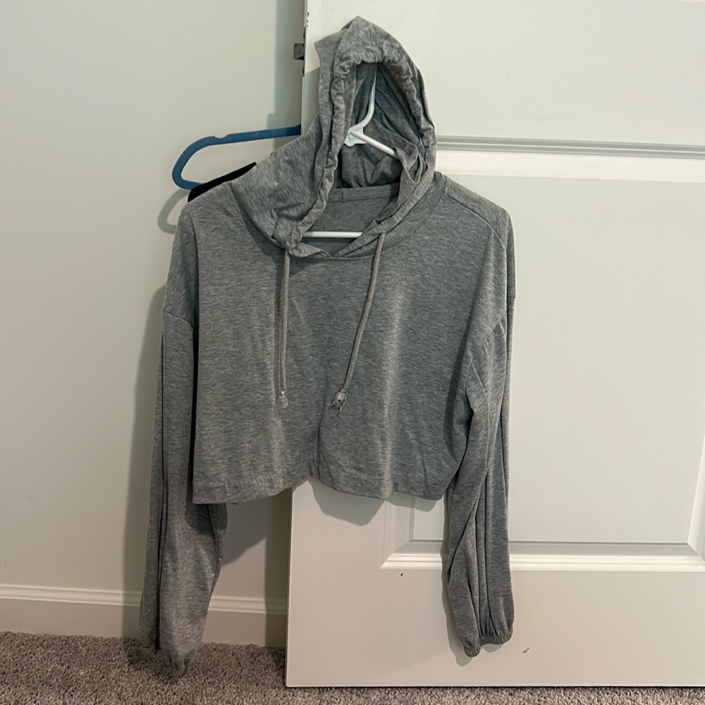 Crop long sleeve T-shirt